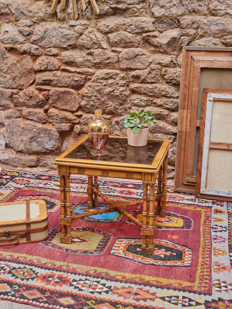 Léonie, la table basse en bambou N°807
