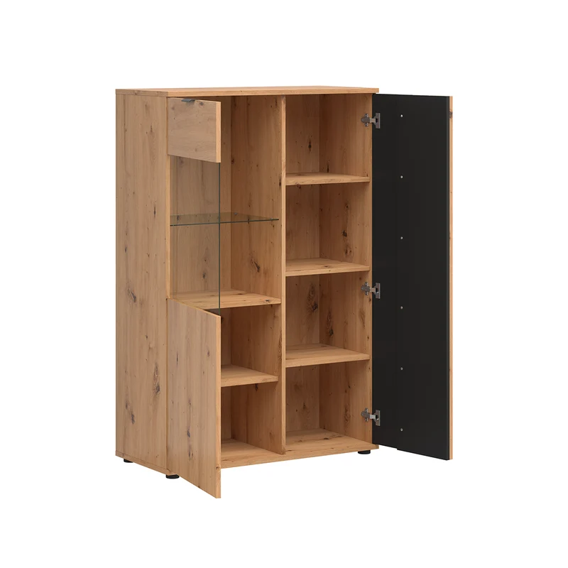 Vaisselier bas 2 portes Ezra Bois