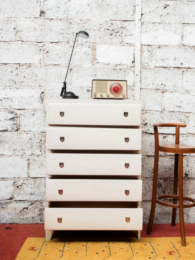 Garance, la grande commode blanche N°535
