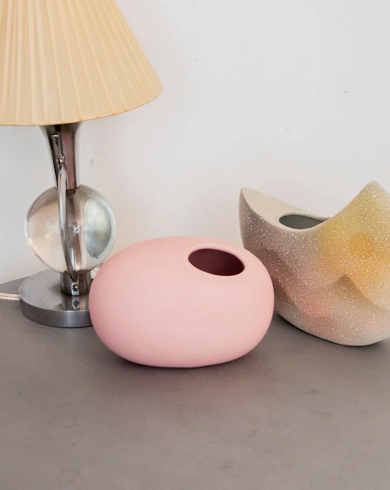 Edmond, le vase rose pâle N°153
