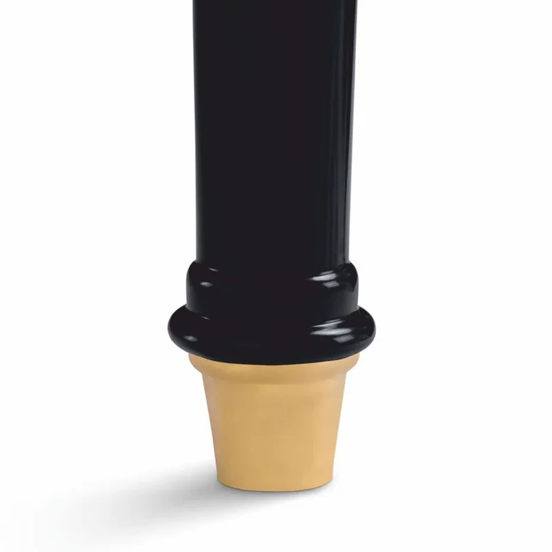 Casa Padrino Luxus Barock Schreibtisch Schwarz / Messing 185 cm - Barock Büro Möbel