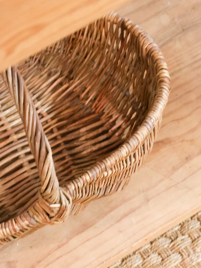 Ambroise, le panier en osier tressé N°831
