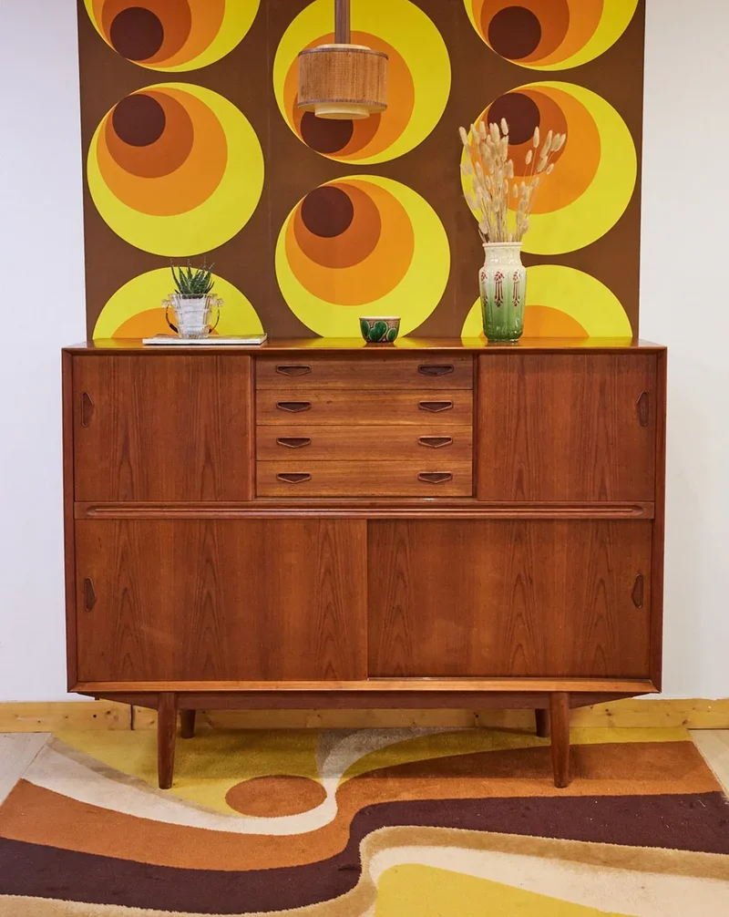 Gustave, le grand buffet scandinave en teck N°551