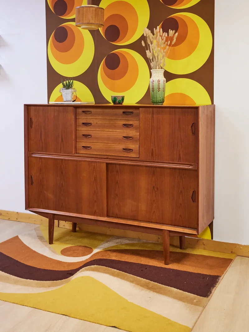 Gustave, le grand buffet scandinave en teck N°551