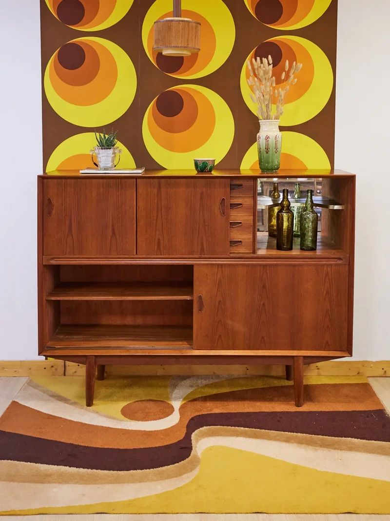 Gustave, le grand buffet scandinave en teck N°551