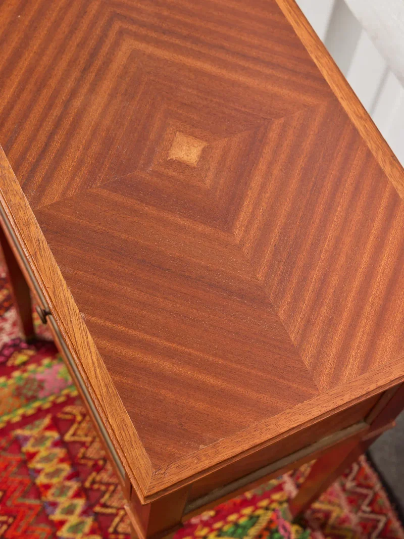 Odile, la table de chevet coffre en bois N°1258