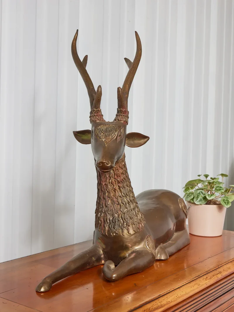Alix, le cerf en bronze N°628