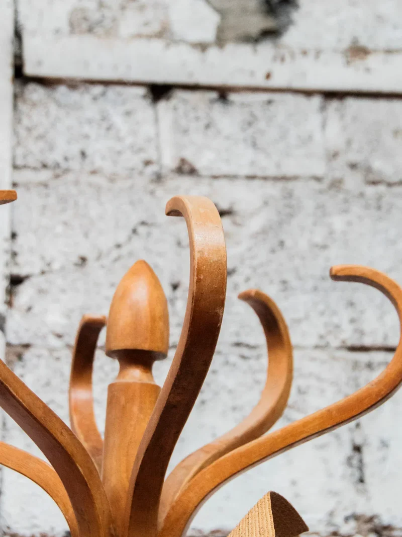 Max, le porte-manteau perroquet en bois clair N°296