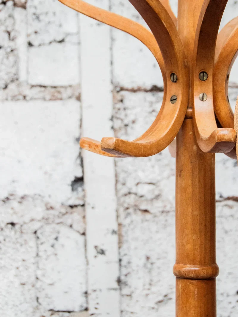 Max, le porte-manteau perroquet en bois clair N°296