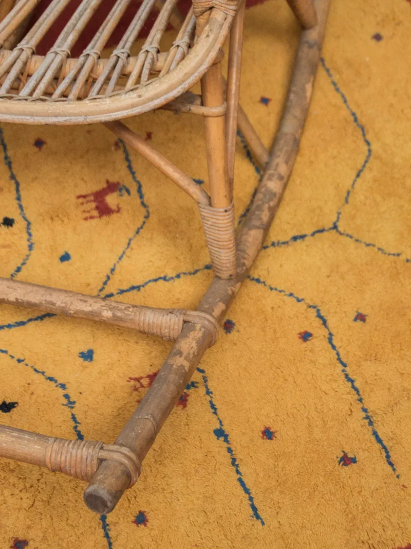 Alibert, le grand rocking-chair en rotin N°70