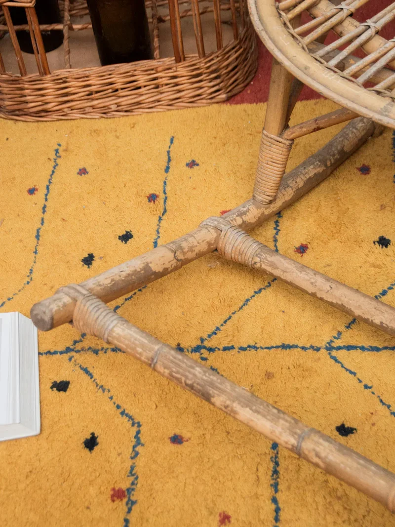 Alibert, le grand rocking-chair en rotin N°70