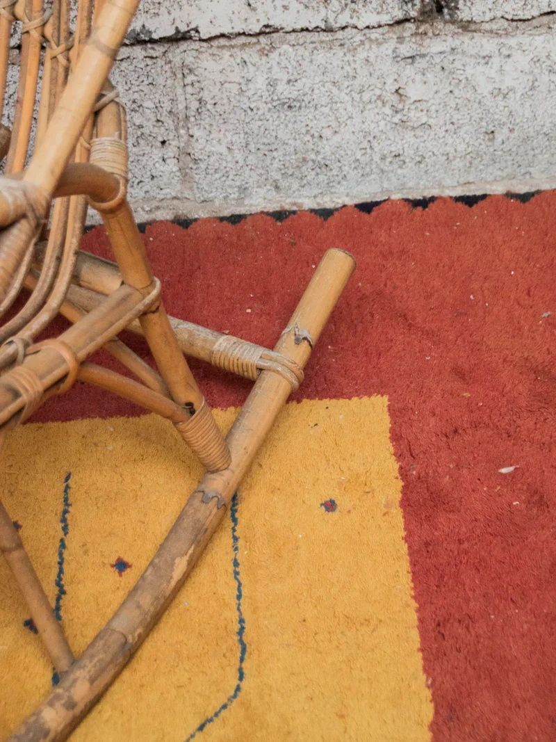 Alibert, le grand rocking-chair en rotin N°70