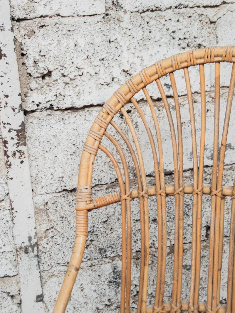 Alibert, le grand rocking-chair en rotin N°70