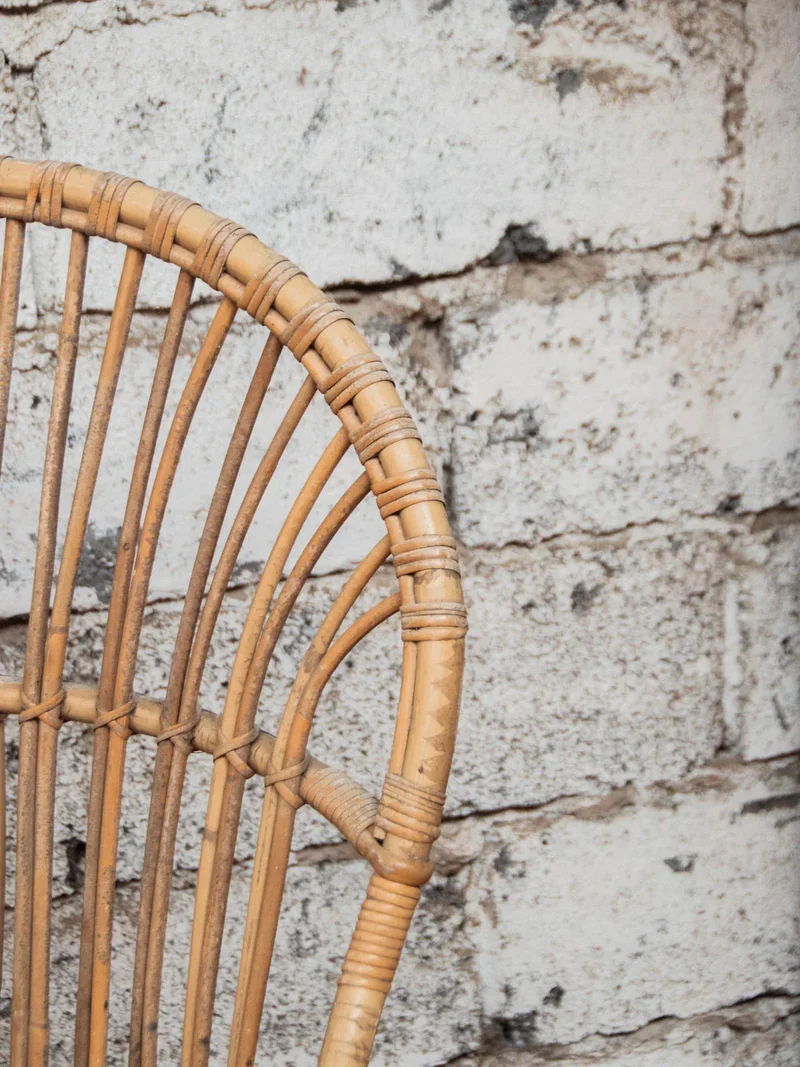 Alibert, le grand rocking-chair en rotin N°70