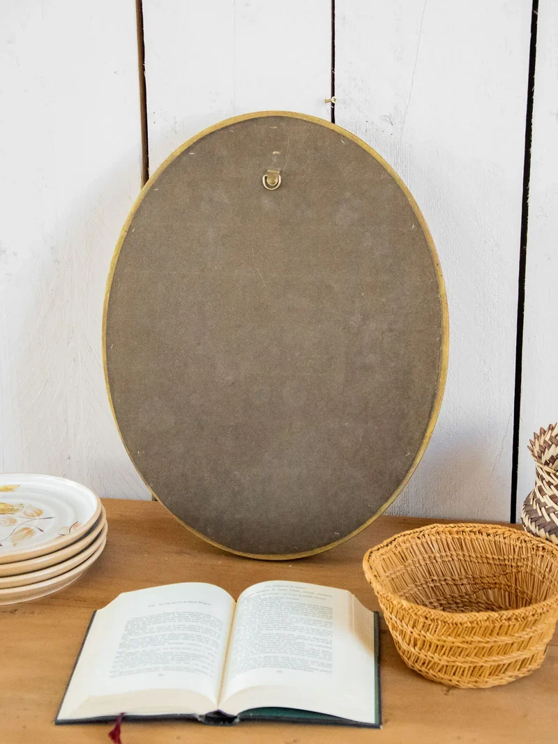 Georges, le miroir doré en bois N°1028