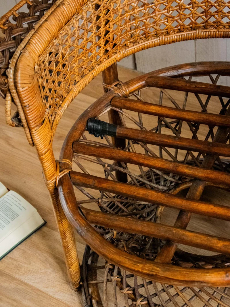 Emmanuel, le grand fauteuil en rotin N°15