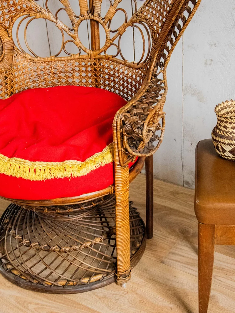 Emmanuel, le grand fauteuil en rotin N°15