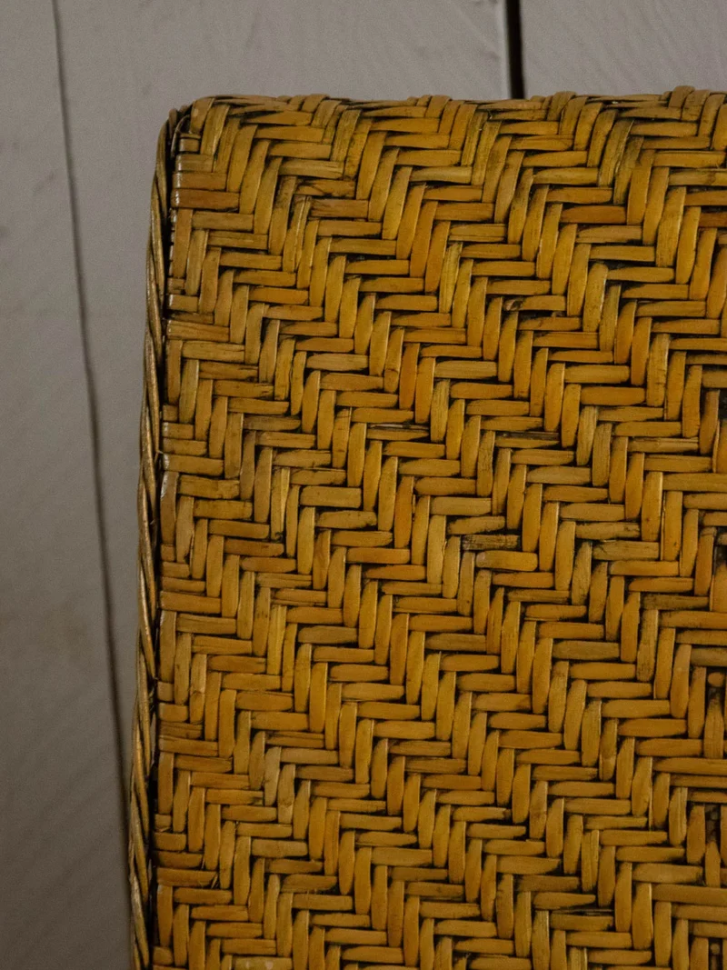 Claude, la paire de chaises en rotin tressé N°1036