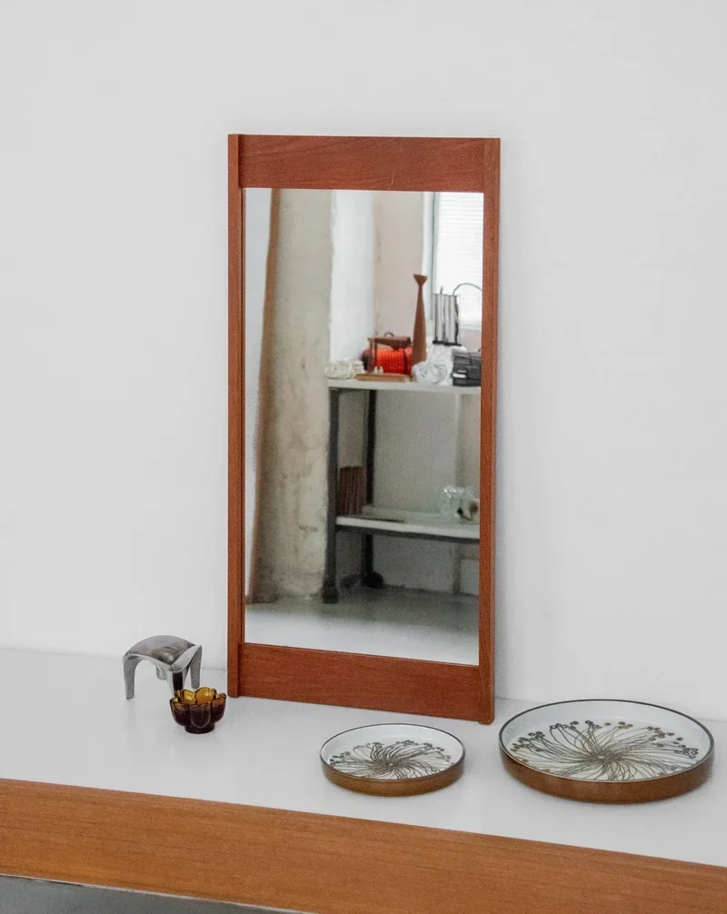 Igor, le miroir scandinave en teck N°978