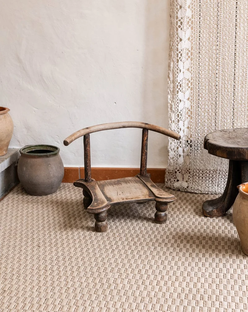 Ernestine, la chaise baoulé en bois N°297