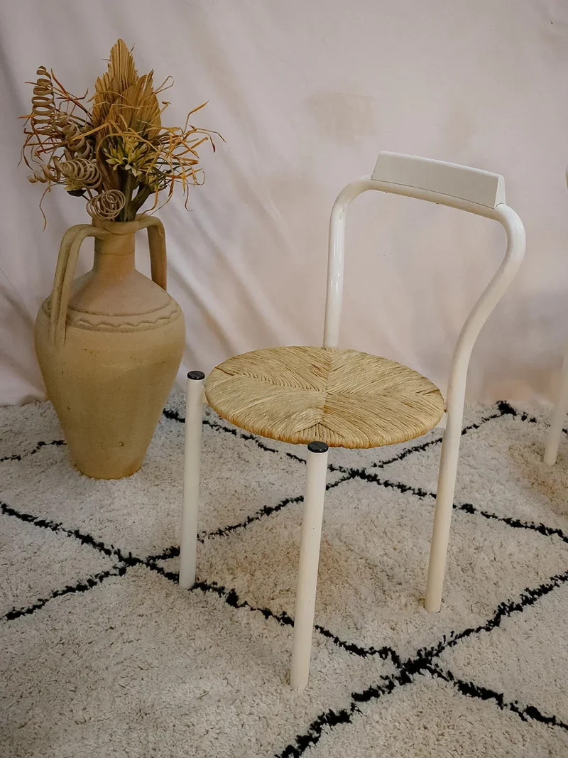 Alma, le lot de 6 chaises en métal N°1266