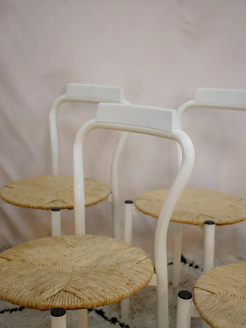 Alma, le lot de 6 chaises en métal N°1266