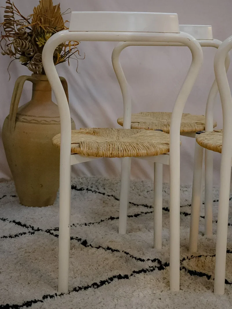 Alma, le lot de 6 chaises en métal N°1266