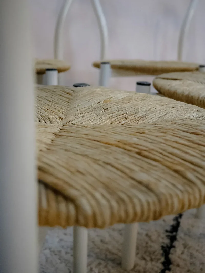 Alma, le lot de 6 chaises en métal N°1266