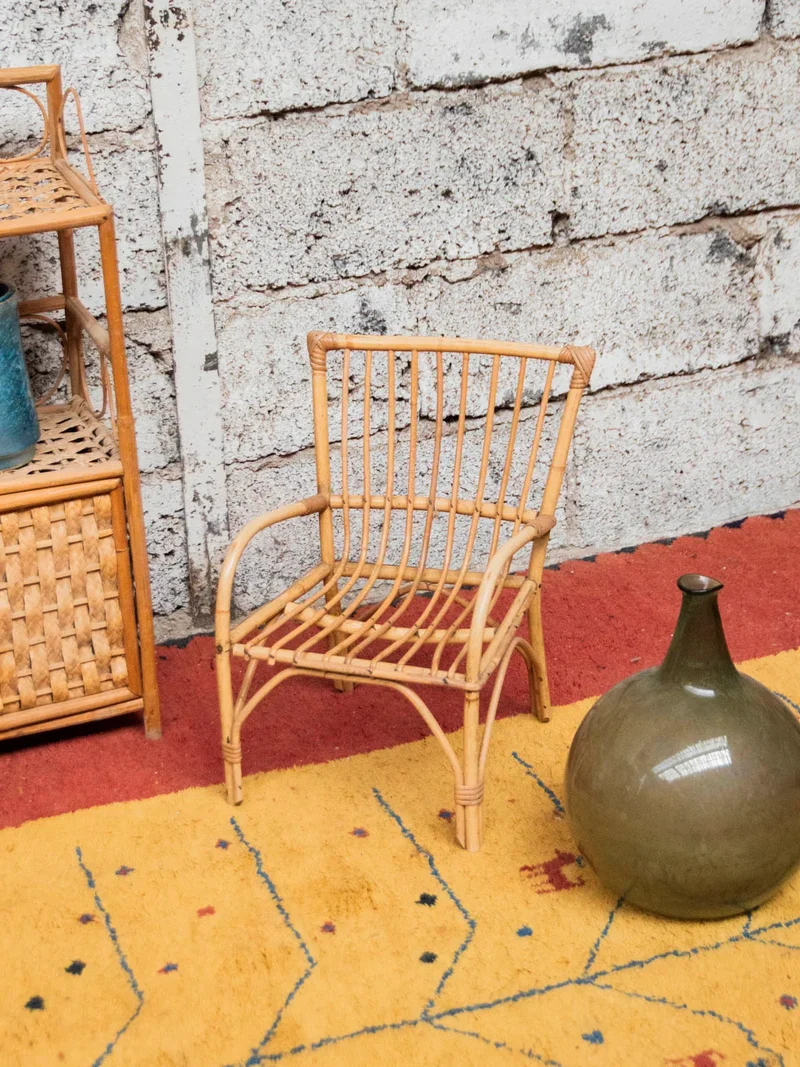 Marcus, le fauteuil pour enfant en rotin N°302