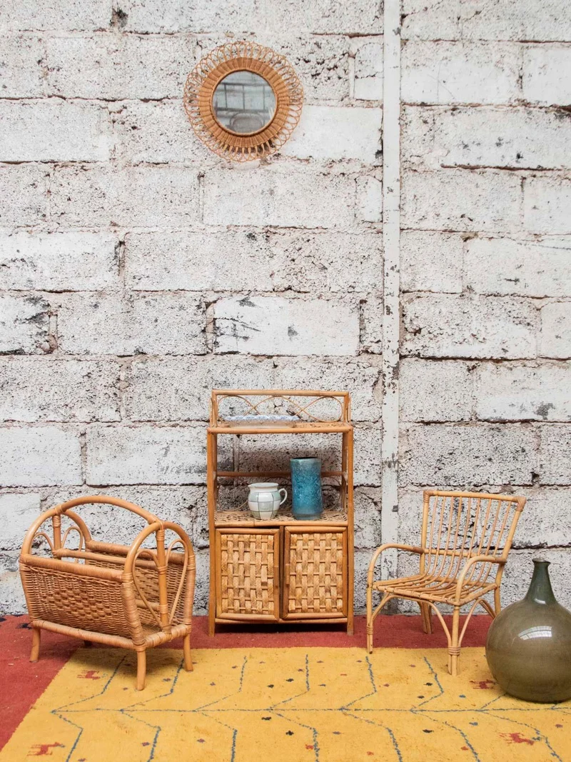 Marcus, le fauteuil pour enfant en rotin N°302