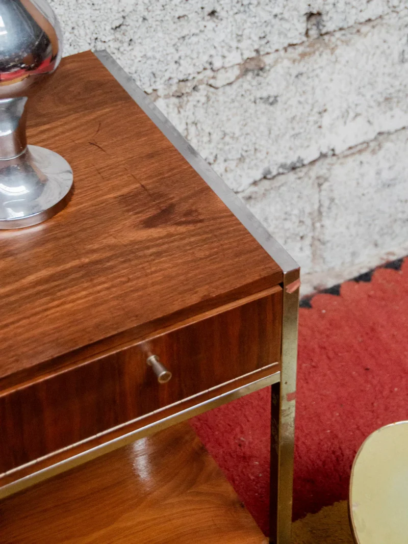 Hanna, la console en métal et bois N°1256