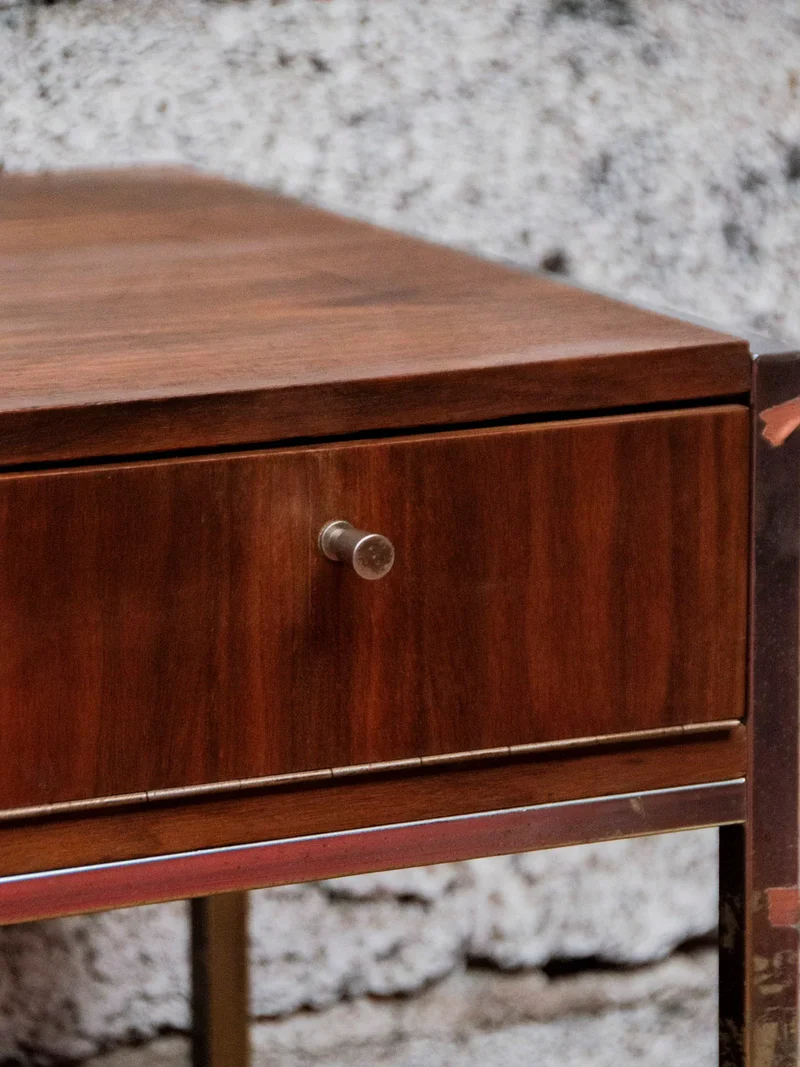 Hanna, la console en métal et bois N°1256