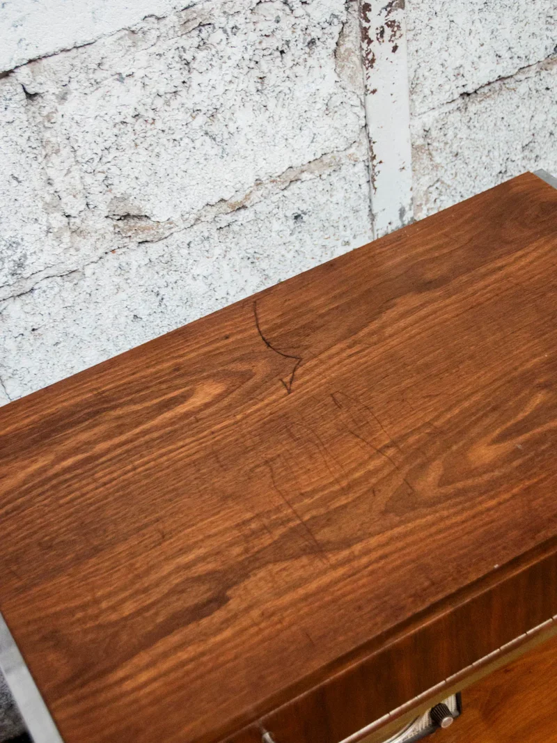 Hanna, la console en métal et bois N°1256