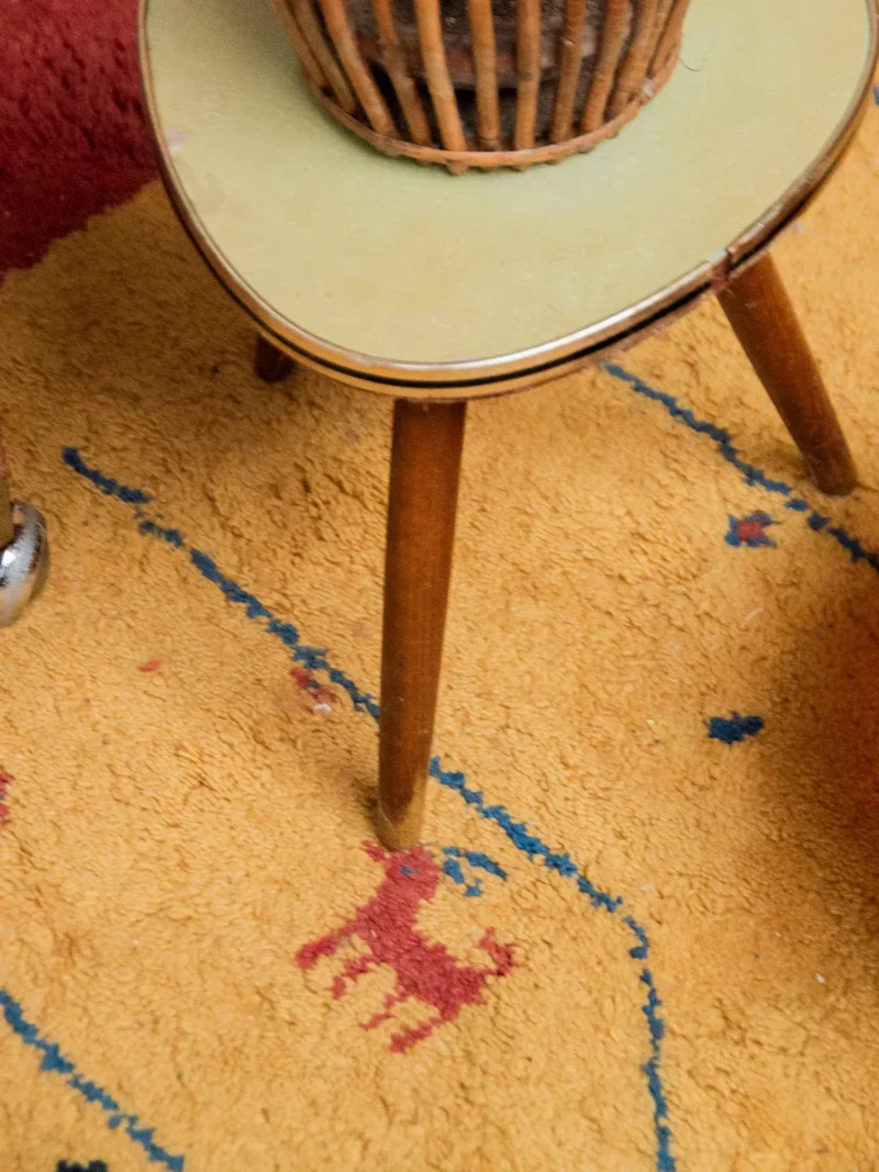 Hanna, la petite table tripode verte N°1255