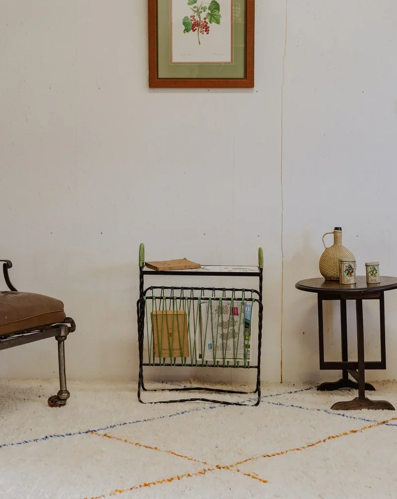 Marius, le porte-revues en fer et scoubidou N°241
