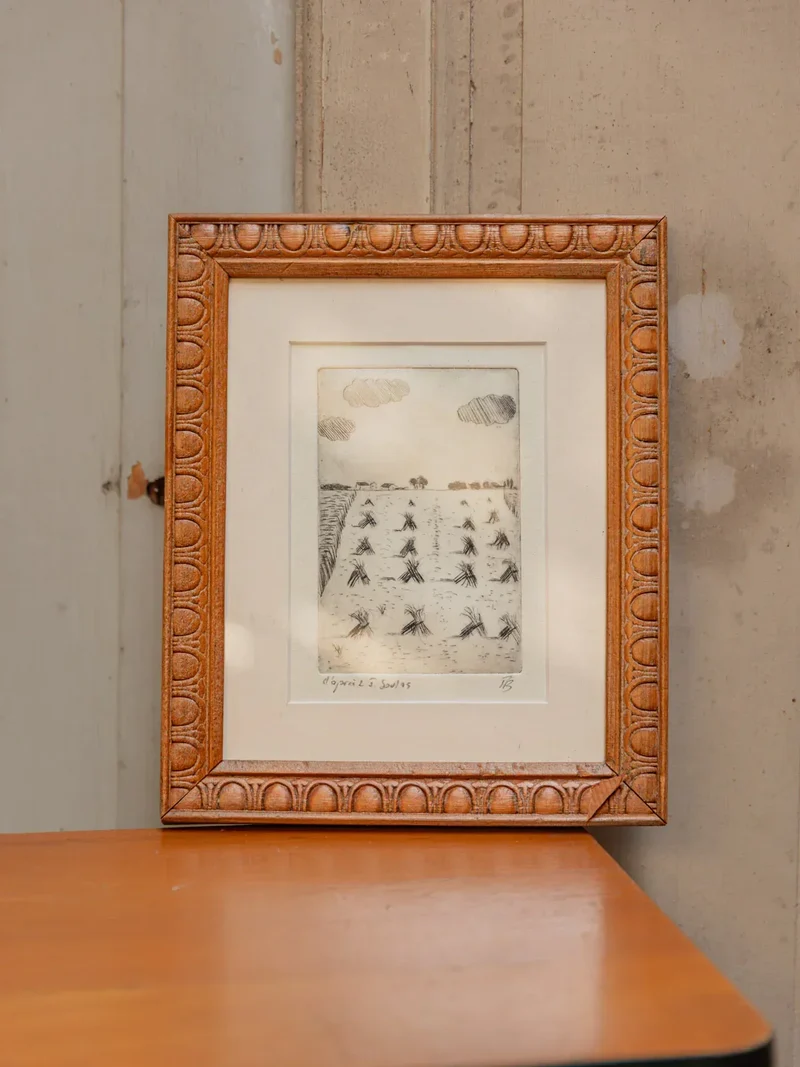 Nina, la lithographie sous verre N°333