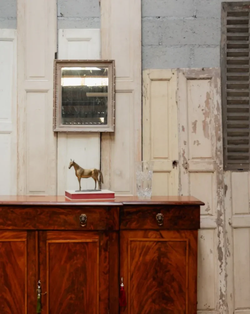 Georges, le miroir à l'encadrement bois N°1008