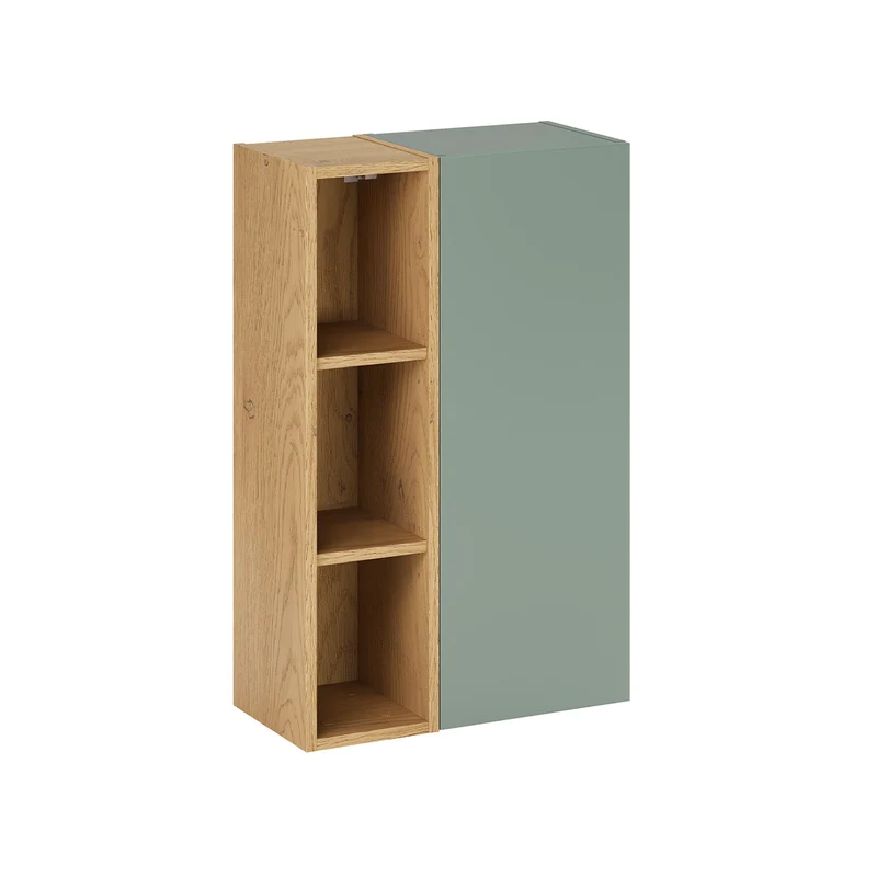 Armoire murale 3 niches Oria Vert mat
