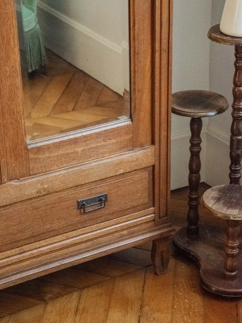 Blandine, l'armoire en chêne massif Art déco N°364