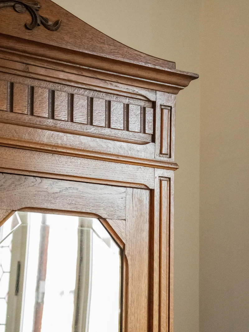 Blandine, l'armoire en chêne massif Art déco N°364
