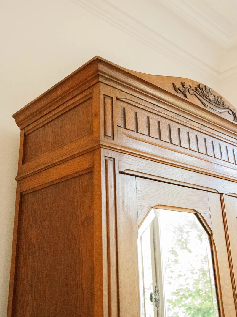 Blandine, l'armoire en chêne massif Art déco N°364