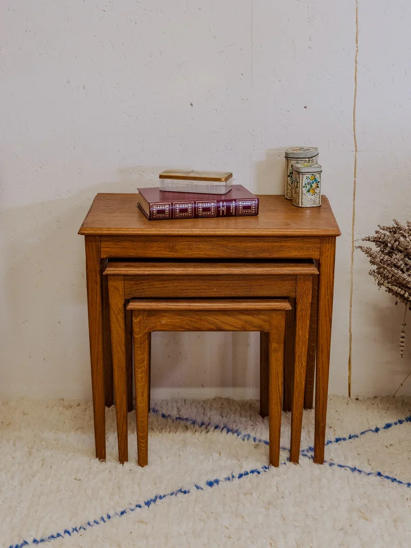 Barbara, les tables gigognes en bois N°145