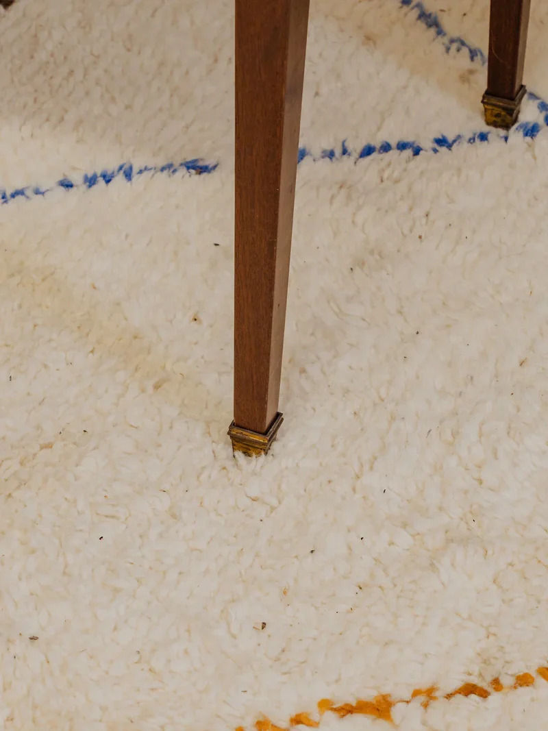 Billie, la table de jeux vintage en acajou N°7