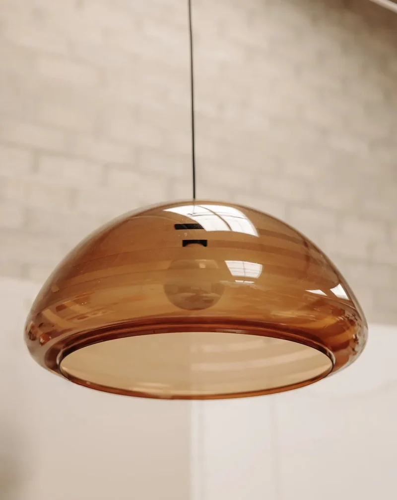 Sonia, la suspension en plexiglass marron N°231