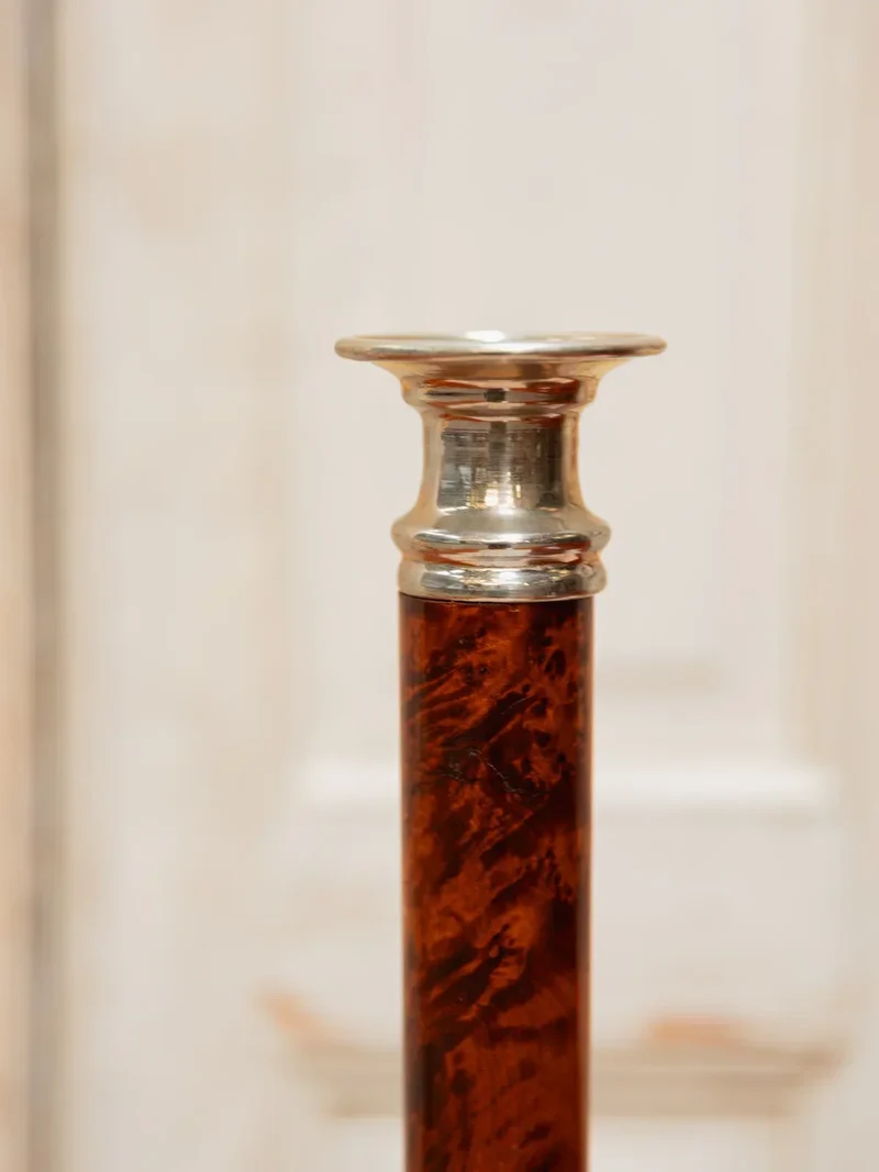 Ulysse, le bougeoir en bois laqué et métal N°76