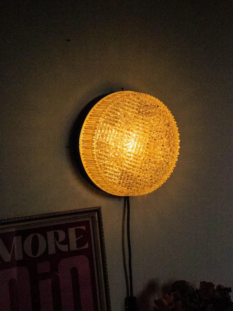 Suzette, la grande applique ronde en verre N°193