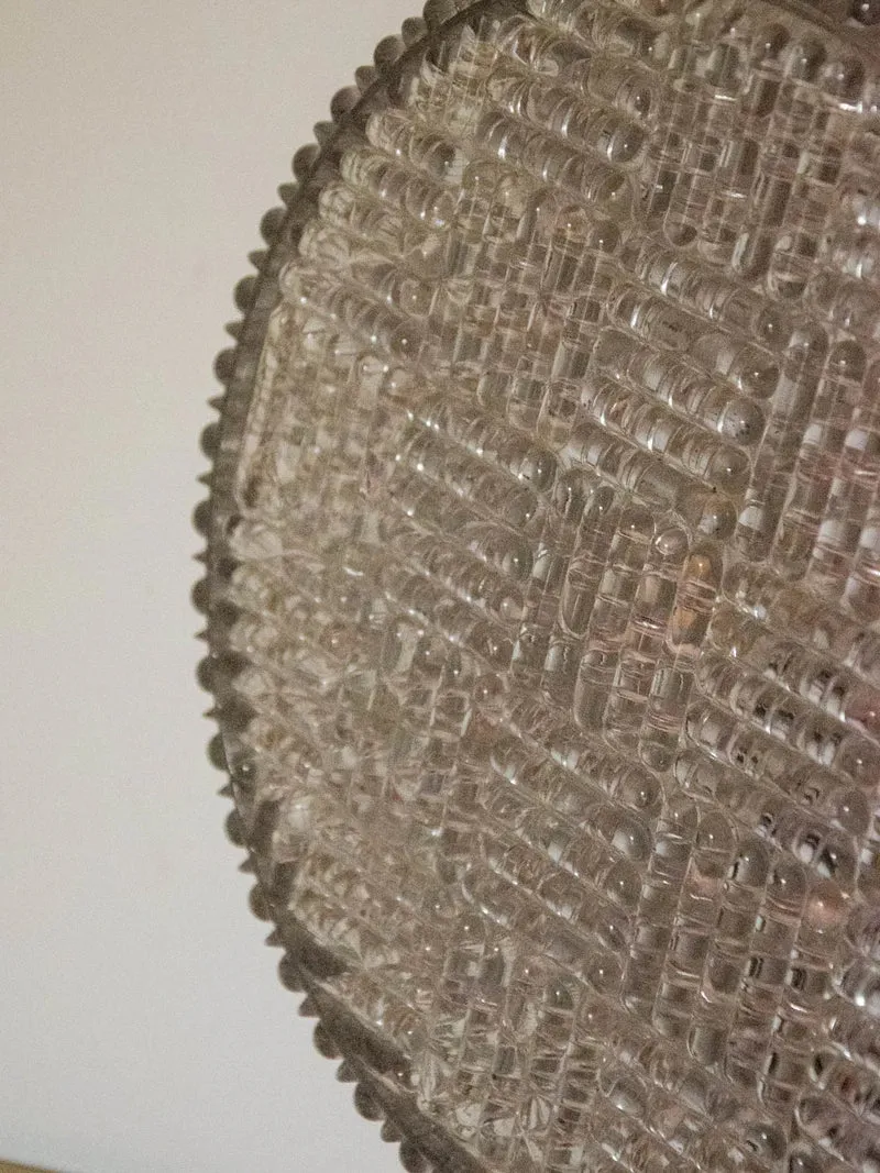 Suzette, la grande applique ronde en verre N°193