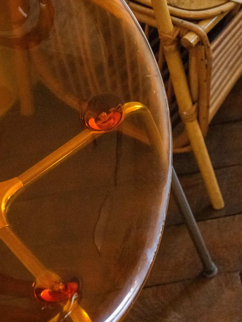 Alma, la chaise chromée orange N°1345