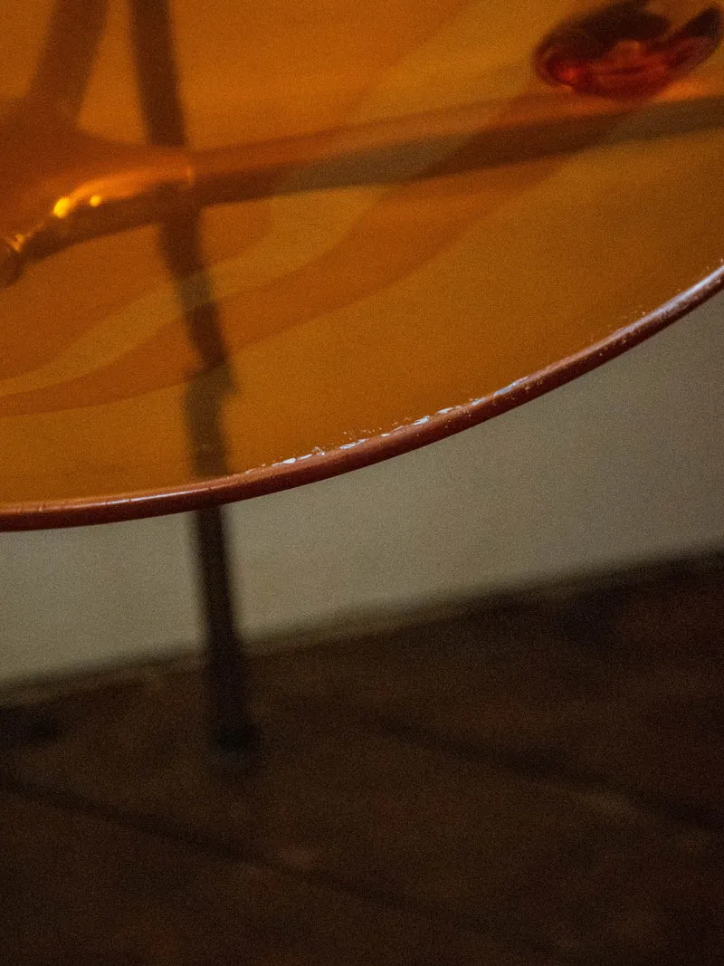 Alma, la chaise chromée orange N°1345
