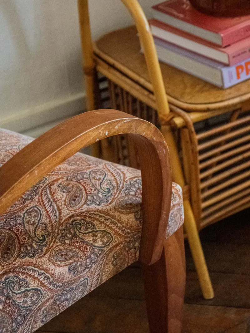 Claude, la chaise en bois et tissu N°1039